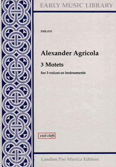 photo of 3 Motets, Version for Viols
