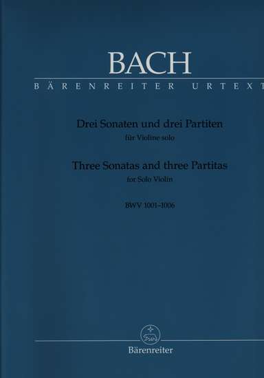 photo of Three Sonatas and three Partitas for Solo Violin, BWV 1001-1006