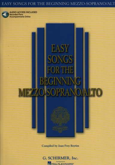 photo of Easy Songs for the Beginning Mezzo-Soprano/ Alto