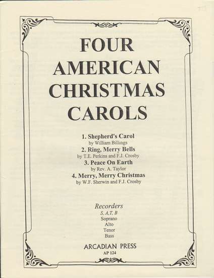photo of Four American Christmas Carols