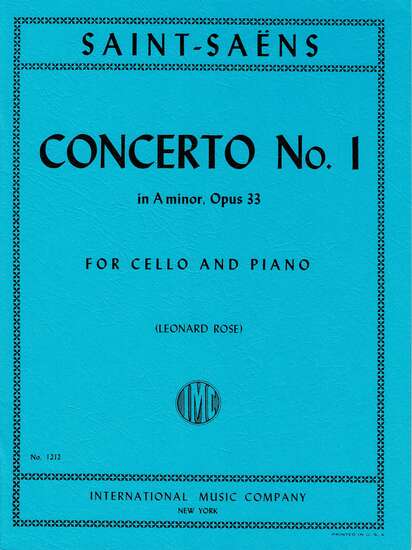 photo of Concerto No. 1 in a minor, Opus 33