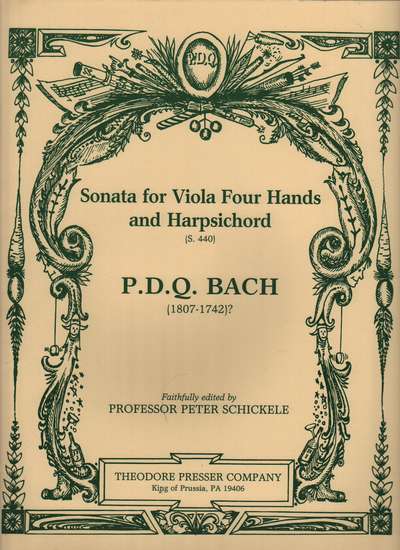 photo of Sonata for Viola Four Hands and Harpsichord, S. 440