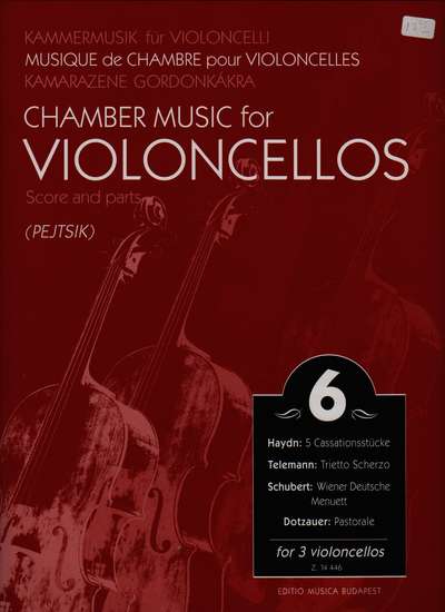 photo of Chamber Music for Violoncellos, Vol. 6 for 3 violoncellos