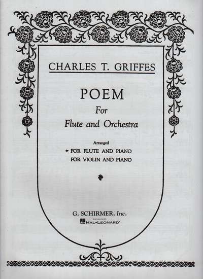 photo of Poem for Flute and Orchestra (Piano arrangement)