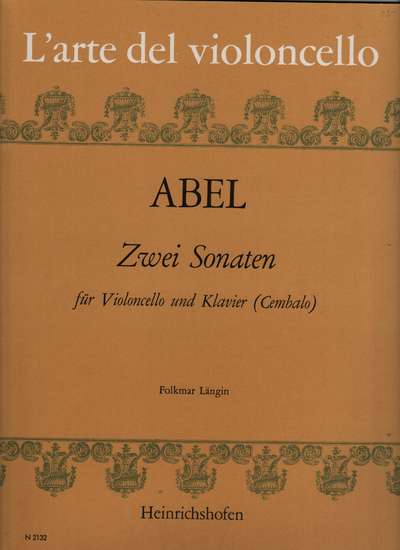 photo of Zwei Sonaten für Violoncello und Klavier, A-Dur WK 148, G-Dur WK 147