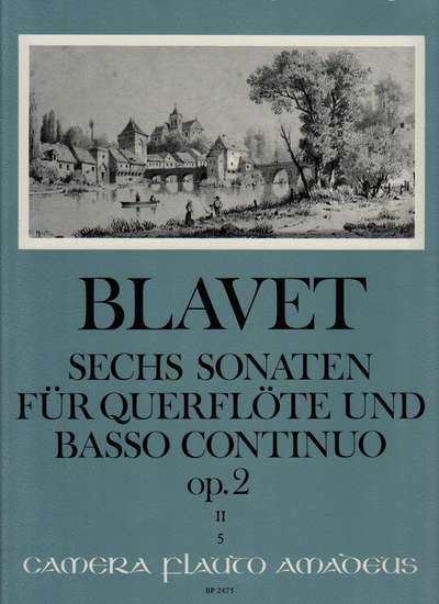 photo of Sechs Sonaten for Flute and Bc, op. 2 no. 4-6, Vol. II