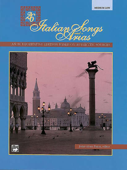 photo of 26 Italian Songs and Aria, Medium Low, with CD