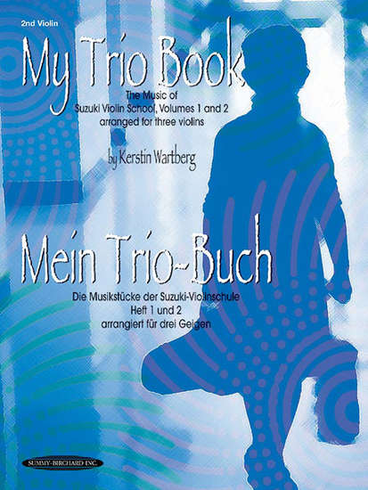 photo of My Trio Book, Music of Suzuki Violin Vol. 1-3 for 3 violins, violin 2