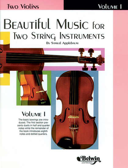 photo of Beautiful Music for Two String Instruments, Vol. I Violins