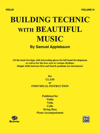 photo of Building Technic with Beautiful Music, Vol. III, Violin