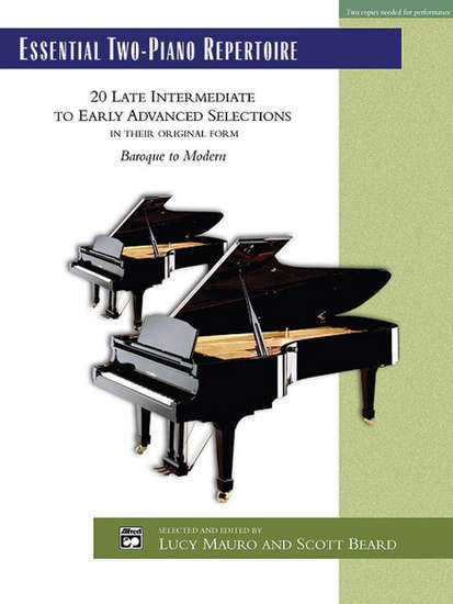 photo of Essential Two-Piano Repertoire, 20 Late Intermediate to Early Advanced Works