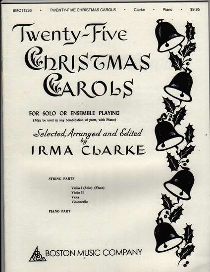 photo of Twenty-Five Christmas Carols for Solo or Ensemble Playing, Piano