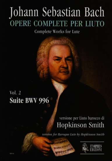 photo of Complete Works for Lute, Vol. 2, Suite BWV 996, for Baroque Lute