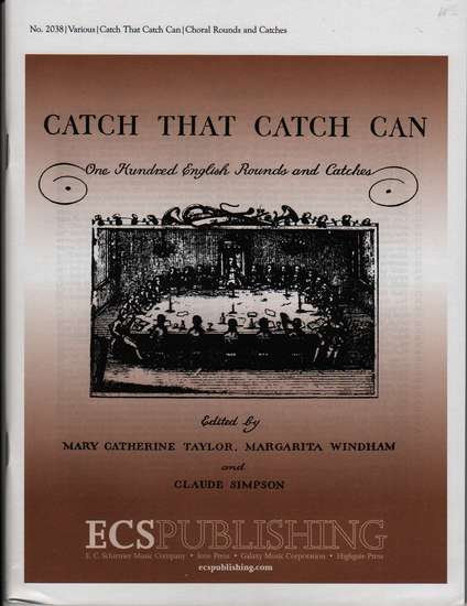 photo of Catch that Catch Can, 100 English Rounds and Catches