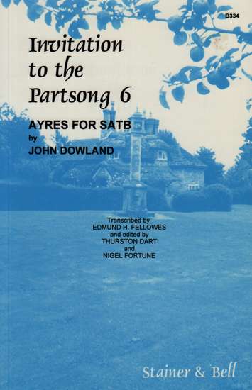 photo of Invitation to the Partsong 6, Ayres for satb by Dowland