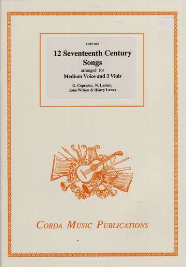 photo of 12 Seventeenth Century Songs for Medium Voice and 3 Viols