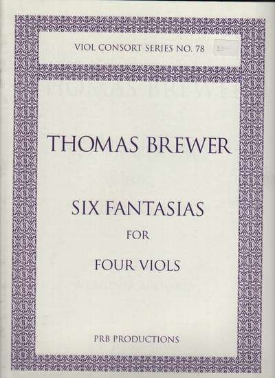 photo of Six Fantasias for Four Viols