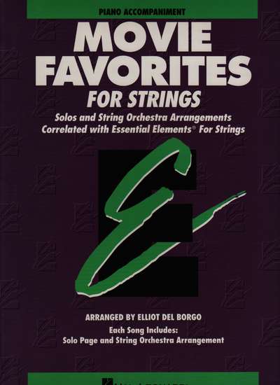 photo of Movie Favorites for Strings, Piano Accompaniment