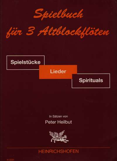 photo of Spielbuch for 3 Alto recorders