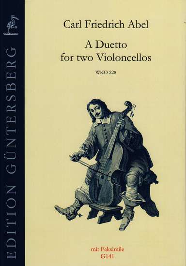 photo of A Duetto for two Violoncellos, WKO 228, with Facsimile
