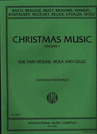 photo of Christmas Music, Volume I, for string quartet