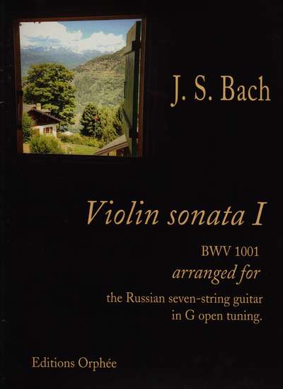 photo of Violin Sonata I, BWV 1001 arranged for 7 string Guitar