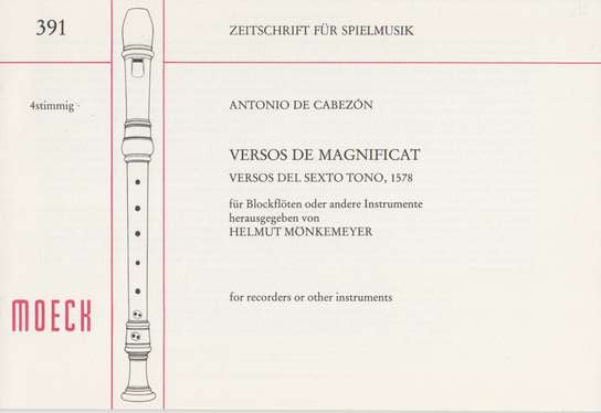 photo of Versos de Magnificat del Sexto Tono 1578