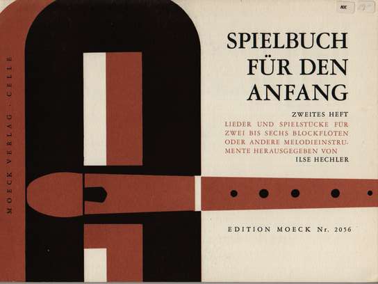 photo of Spielbuch fur den Anfang, Zweites Heft. Music for Beginners, Bk 2, songs, tunes