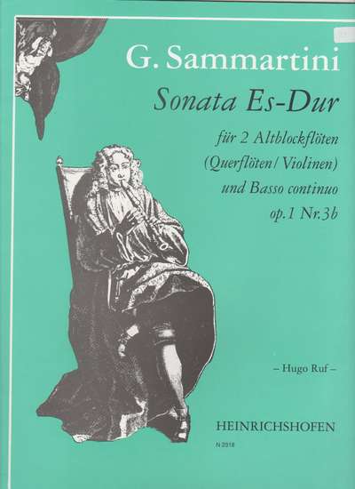 photo of Sonata in E flat major, Op.1 Nr. 3b