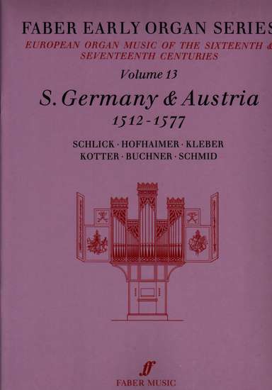 photo of European Organ Music of 16th and 17th cent, Vol 13, S. Germany and Austria