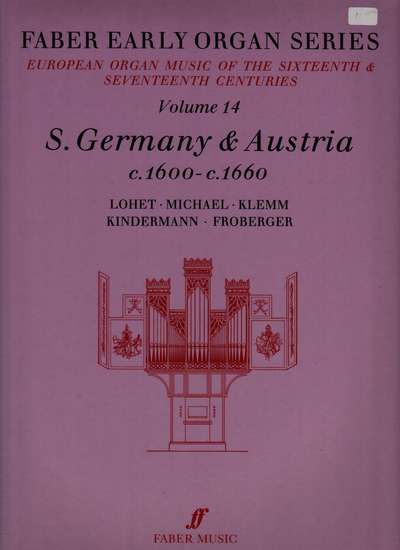 photo of European Organ Music of 16th and 17th cent, Vol 14, S. Germany and Austria