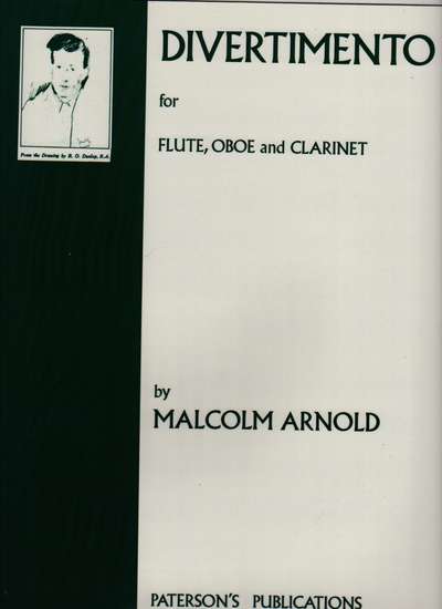 photo of Divertimento for Flute, Oboe, and Clarinet, part set