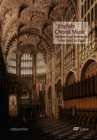 photo of English Choral Music, Motets and Anthems from Byrd to Elgar, choir copy