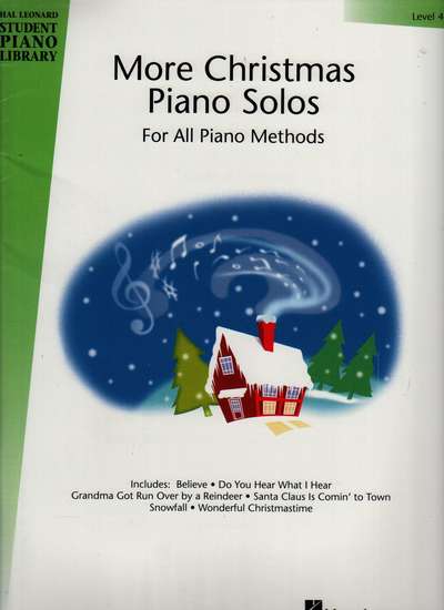 photo of More Christmas Piano Solos, Level 4