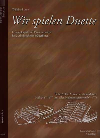 photo of Wir spielen Duette, Series A, Vol. 3