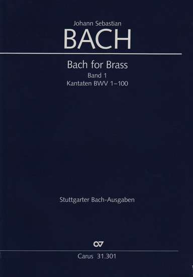 photo of Bach for Brass, Band 1, Kantaten BWV 1-100, some facsimile