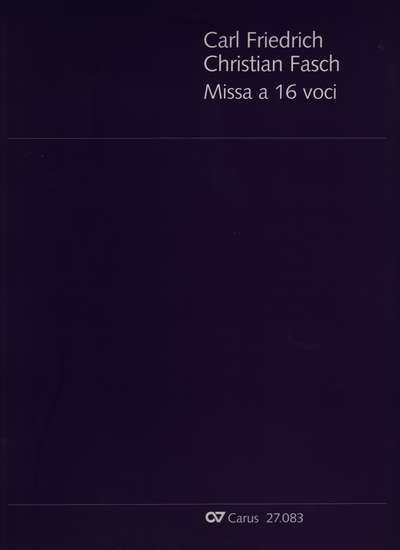 photo of Missa a 16 voci, full score 