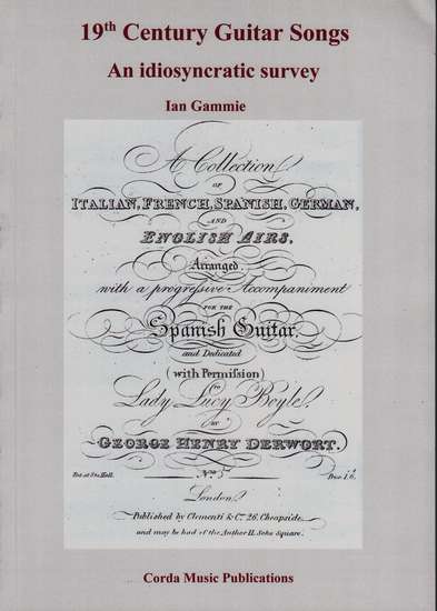 photo of 19th Century Guitar Songs, An idiosyncratic survey, with facsimile
