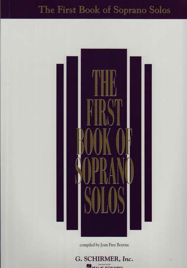 photo of The First Book of Soprano Solos