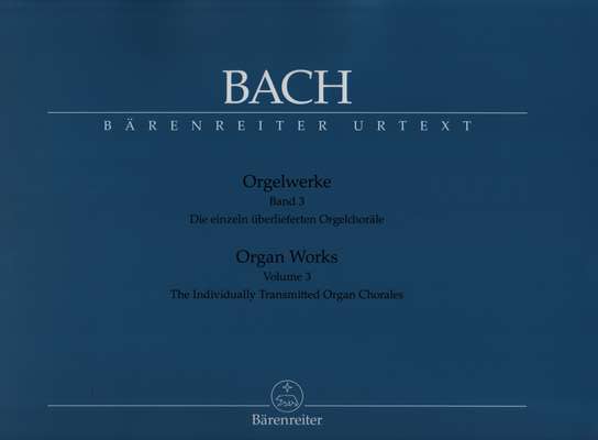 photo of Organ Works, Volume III, Individually Transmitted Organ Chorales