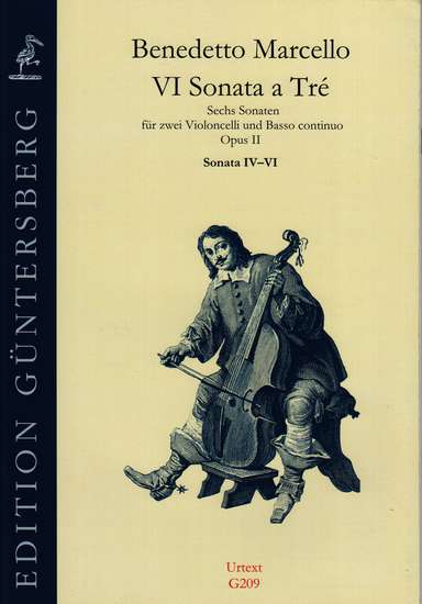 photo of VI Sonata a Tre, Opus II, Sonata IV-VI, Urtext