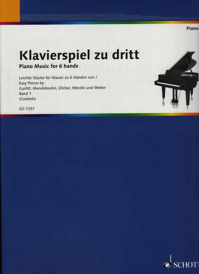 photo of Piano Music for 6 hands, Volume 1