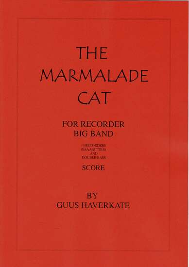 photo of The Marmalade Cat, for Recorder Big Band
