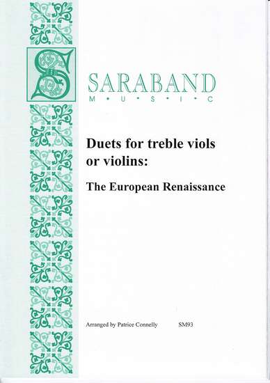 photo of Duets for treble viols or violins: The European Renaissance