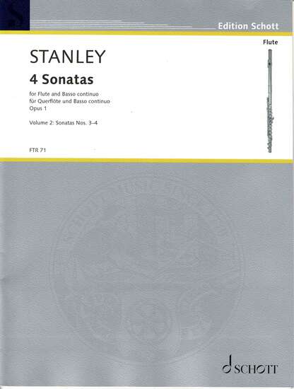 photo of 4 Sonatas, Opus 1, Vol. 4, Nos. 3-4