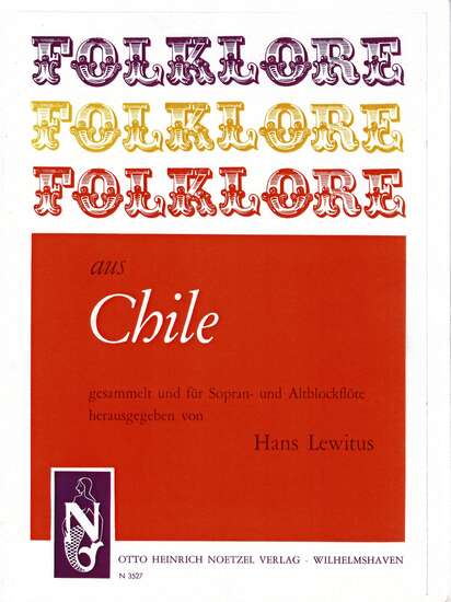 photo of Folklore aus Chile, 20 duets for Soprano and Alto