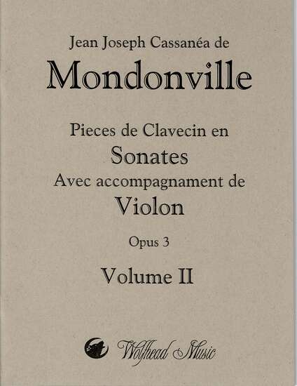 photo of Pieces de Clavecin en Sonatas Avec accompagnament de Violon, Opus 3, Vol. II