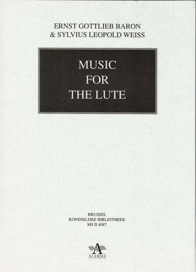photo of Music for the Lute, Facsimile