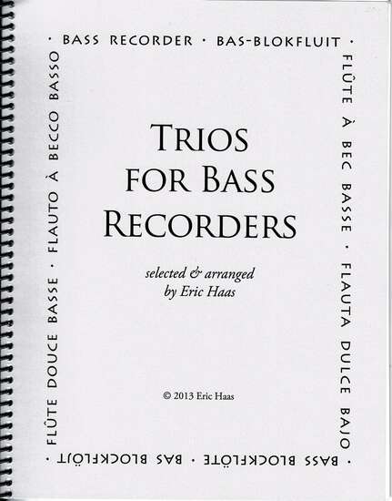 photo of Bass Recorder Trio Book