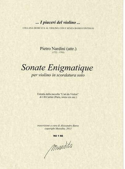 photo of Sonate Enigmatique per violino in scordatura solo